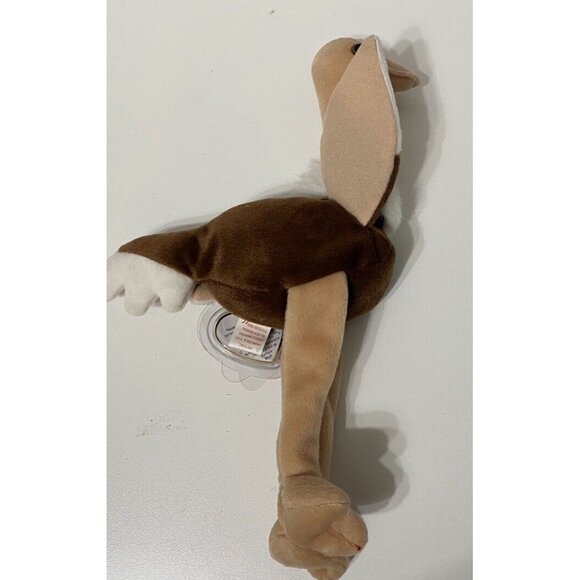 TY Beanie Baby STRETCH Ostrich + Mini Teanie Beanie Set of 2 - Picture 6 of 8